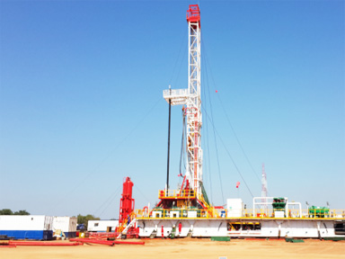 Chad 1200HP quick carrying drilling rig rental and maintenance services of CNPC 